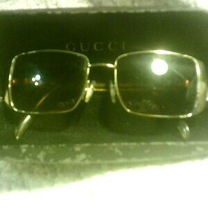 Gucci Vintage Sunglasses..Glass lens & Case